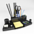 Essentials Desk Organizer Set 3D model small image 1