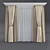 Metallic Holdback Curtains 3D model small image 1