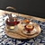 Exquisite Arabic Tea Set 3D model small image 1