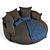 Tiamat Sofa: Sleek and Stylish Design 3D model small image 2