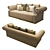 Elegant Viola Sofa by Seven Sedie 3D model small image 2