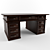 Vintage Writing Desk 3D model small image 1