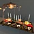 Spooky Halloween Table Setting Kit 3D model small image 1