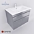 Venticello Bathroom Set: Vanity, Sink & Faucet 3D model small image 1