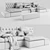 Modular Sofa: Kessada Belarde 3D model small image 3