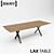 Sleek Wood LAX Table 3D model small image 1