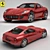 Sleek Red Ferrari: Superior Quality 3D model small image 1