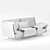 Avant-Apres Sofa: Elegant and Functional 3D model small image 3