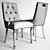 Elegant Huei Chair by Marioni 3D model small image 2