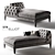 Stylish Elliot Couch 3D model small image 1