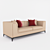 Sezer 3-Seater Sofa: Modern Comfort for Your Living Space 3D model small image 1