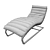 Modern and Comfy Oviedo Lounge Chair 3D model small image 3