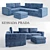 Kessada Prada Modular Sofa 3D model small image 1