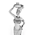 African Lady Figurine Trio 3D model small image 3