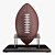 NFL Football Ball with Stand - Polygon Design 3D model small image 1