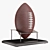 NFL Football Ball with Stand - Polygon Design 3D model small image 2