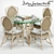 Luxury Comfort: Dolcefarniente DAISY Chair and IRENE Table 3D model small image 1