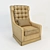 Classic Red Forman Armchair: That 70s Show 3D model small image 2