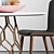 CB2 Circuit Dining Table: Modern Geometric Design 3D model small image 3