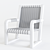 Cozy Wicker Armchair: 840*730*980 3D model small image 3