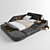 All-in-One Sofa Bed 3D model small image 1