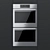 Bosch HBL8651UCX Oven: Efficient and Stylish 3D model small image 1