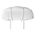 Nara Bench: Elegant Upholstered Banquet 3D model small image 3