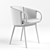 ZANT 03 Ash Chair with Armrests 3D model small image 3