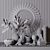 Autumn Decorative Set | Mirror & Vase 3D model small image 3