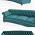 Modular Plasa Sofa by Kessada 3D model small image 2