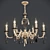 RIPERLAMP HERA Chandelier - Elegantly Designed Metal Fixture 3D model small image 1