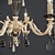 RIPERLAMP HERA Chandelier - Elegantly Designed Metal Fixture 3D model small image 2