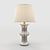 Sleek Bull Nose Cylinder Lamp 3D model small image 1