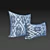 Decorative Ikat Throw Pillows 3D model small image 2
