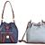 Versatile Dual Handle Handbag: Hidden Long Strap 3D model small image 2