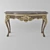 Carved Console Table: Elegant and Ornate 3D model small image 2