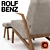 Modern Elegance: ROLF BENZ Armchair 580 3D model small image 2