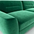 Stockholm Sofa: Modern Romanian Design 3D model small image 2