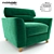 Stockholm Chair: Stylish, Comfortable & Made in Romania 3D model small image 1