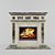 Marble Portal Fireplace: 10th Version! 3D model small image 1