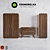 Modern Scandinavian Furniture Set 3D model small image 1