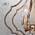 Stylish Loft Chandelier 3D model small image 2