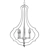 Stylish Loft Chandelier 3D model small image 3