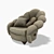 Grand Royal Armchair: Luxury and Elegance 3D model small image 1