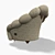 Grand Royal Armchair: Luxury and Elegance 3D model small image 2