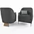 Elegance Ergonomic Chair 3D model small image 1