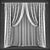 Classic Style Curtains 3D model small image 1