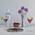 Deluxe Vodka Set: Allium Flowers, Cherries & Caviar 3D model small image 2