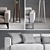 Modern Elegance: Fellow Porada Sofa & Pileo Floor Lamp 3D model small image 3