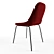 Sleek BESO Sled Chair 3D model small image 2